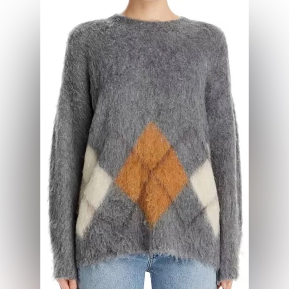 Madewell Marilyn Brushed Argyle Sweater